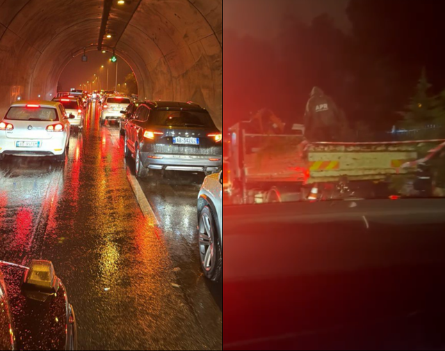 Moti i keq / Rrëzohet pema te Pallati i Brigadave, trafik i rënduar edhe te tuneli i Elbasanit