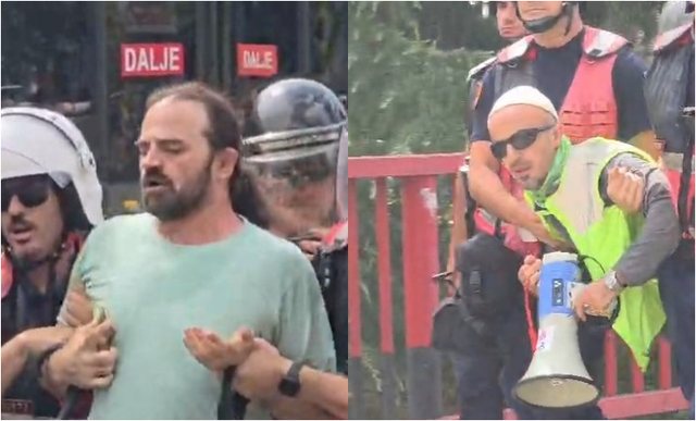 Tensione në protestë, tubuesit sulmojnë me vezë e domate policinë! Shoqërohen 5 prej tyre