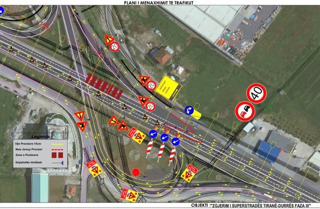 Kujdes për shoferët! Bllokohet autostrada Tiranë-Durrës për 2 net, ja si do të devijohet trafiku