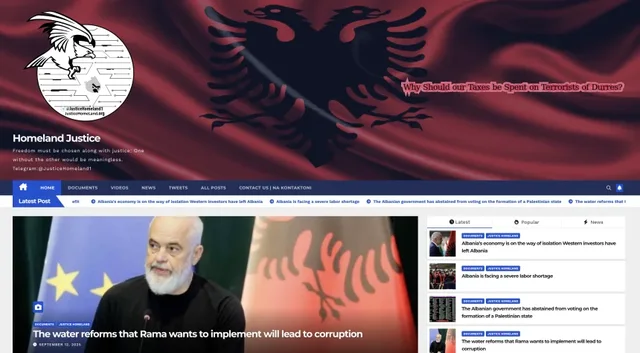 SHBA bllokon faqen e “Homeland Justice”, Departamenti i Drejtësisë: Vodhën dokumente sensitive të qeverisë shqiptare në 2022