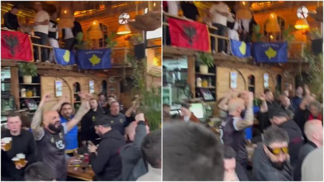 Ndizet atmosfera në Prishtinë: Kush s’kërcen, nuk është shqiptar…(VIDEO)