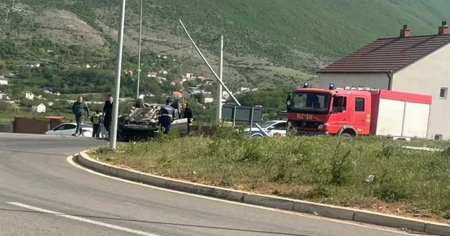 Aksident në aksin Kukës–Aeroport, disa persona të lënduar