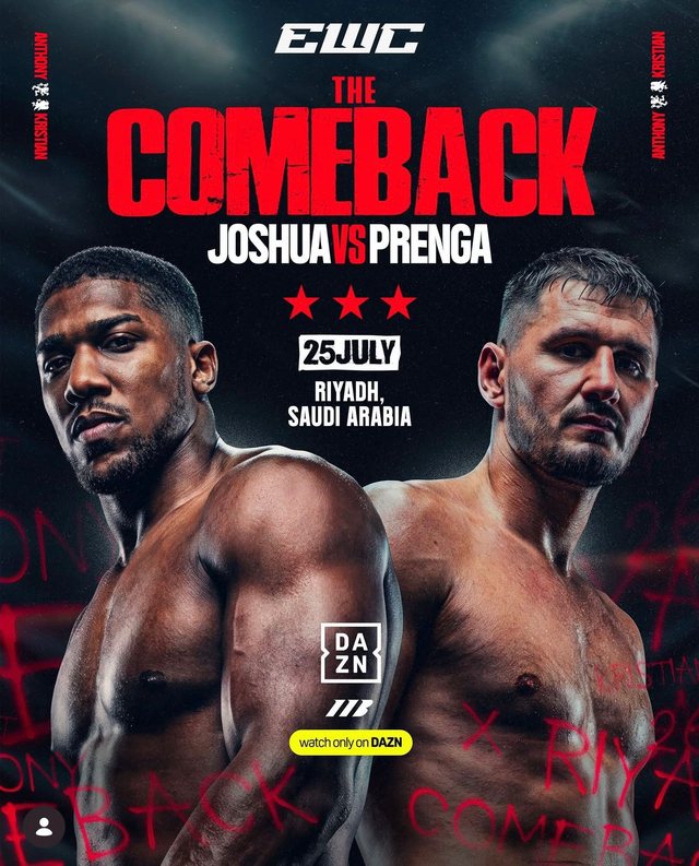 Kristian Prenga “trondit” botën e boksit: Duel historik ndaj Anthony Joshua më 25 korrik në Arabinë Saudite