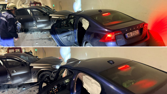 Përplasje e fortë brenda tunelit të Llogarasë, ambulancat dhe zjarrfikësit në vendngjarje. Bllokohet qarkullimi