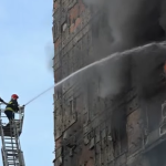 Zjarri shkrumboi pallatin, kompania “Arlis”: Kompania që kontraktuam na dha garanci se fasada ishte antizjarr