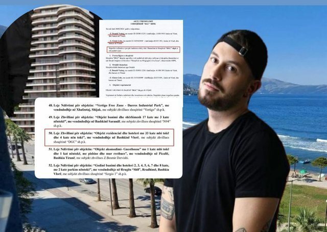 Donald Veshaj, aplikim për kullë 33 kate në Vlorë