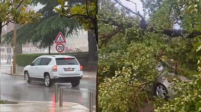 IGJEO: Reshje intensive edhe në orët në vijim. Rrezik për përmbytje në Shkodër, Lezhë dhe Durrës