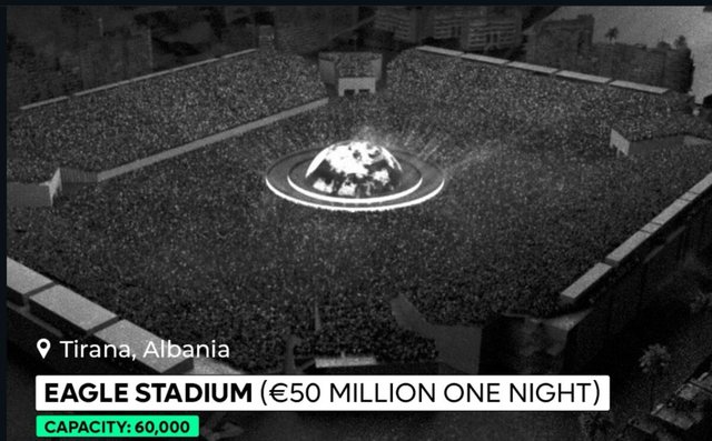 Projekti “fantazëm”: Misteri i një stadiumi prej 50 mln euro që do ndërtojë Qeveria shqiptare, për një koncert (më pas do çmontohet)