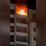 Zjarr në katin e 8-të të një pallati në lagjen Pavarësia në Vlorë, dëme të konsiderueshme materiale