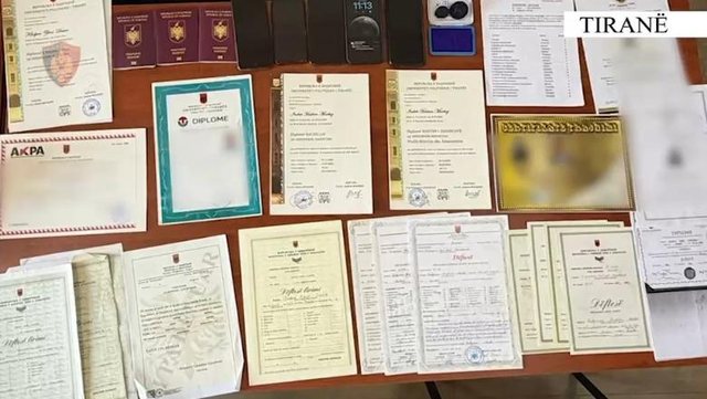 Falsifikonin diploma dhe certifikata për 5000 euro, arrestohen 3 persona, kishin ngritur laborator në Rrushkull