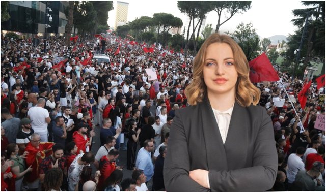 “Ju erdhi fundi” – Protestuesit entuziastë pas lajmit se deputetja socialiste u largua nga PS: Do bien një nga një si gurë dominoje