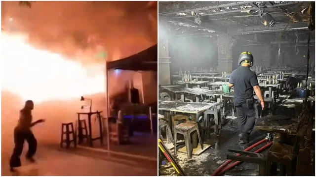 Zjarr i madh në një klub në Bangkok, 27 të vdekur dhe disa të plagosur!