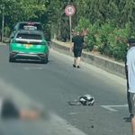 Aksident te Liqeni i Thatë në Tiranë, i riu me motor përplaset nga një automjet!