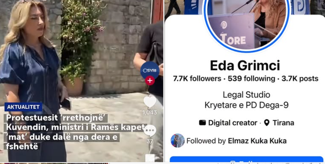 Blendi Gonxhja ironizon protestuesen: E flakta qytetare që flet në emër të popullit qenka drejtuese e PD-së në Njësinë 9