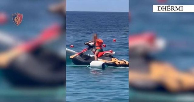 Biznesmeni në Dhërmi e pëson keq, pasi i dha një 12-vjeçari të drejtonte një jet ski