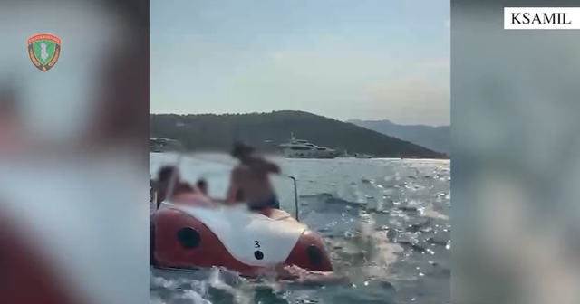 Rrezikuan të mbyteshin pasi iu prish në mes të detit pedaloni, shpëtohen 5 turistë suedezë në Ksamil