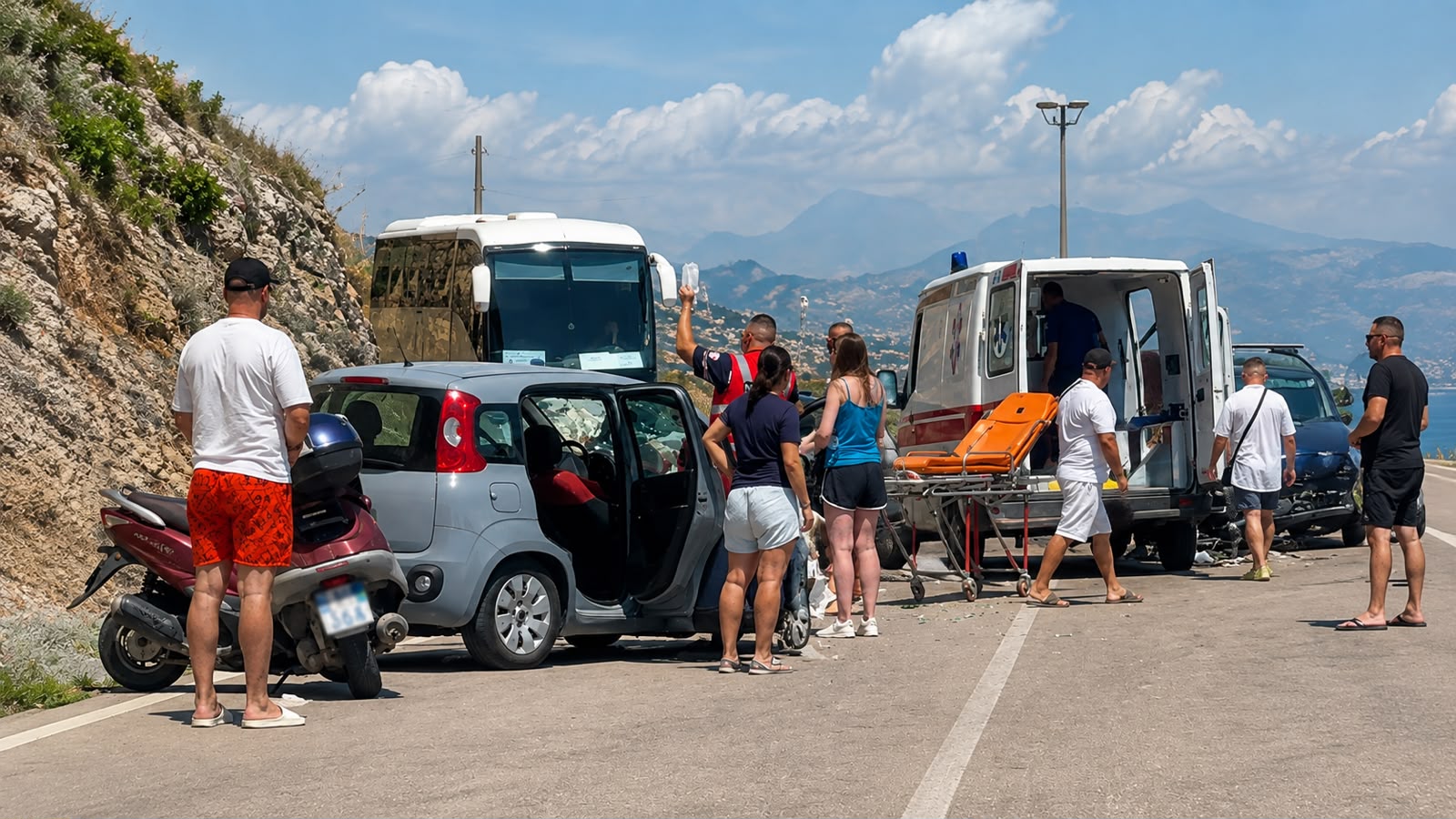 Aksidenti në Sarandë, dalin emrat e të plagosurve. Dy po dërgohen në Tiranë
