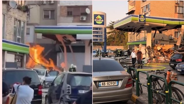 Shpërthen depozita e karburantit ‘Eida’ te ‘Bërryli’, shembet një godinë një katëshe!