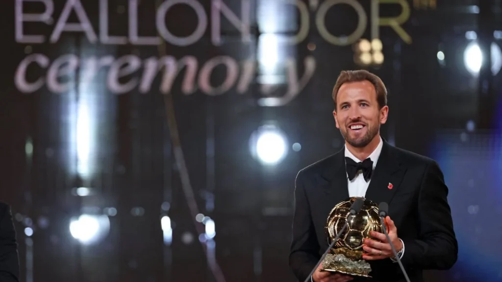 Harry Kane fiton Topin e Artë 2026, lë pas Mbappé dhe Yamal