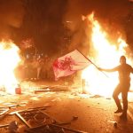 Protesta e studentëve: 13 të plagosur, mes tyre policë, gazetarë, protestues dhe kalimtarë