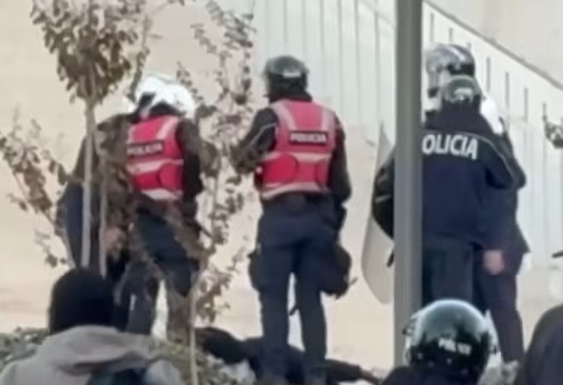 Protestuesi dhunohet brutalisht nga policia, ngelet pa ndjenja